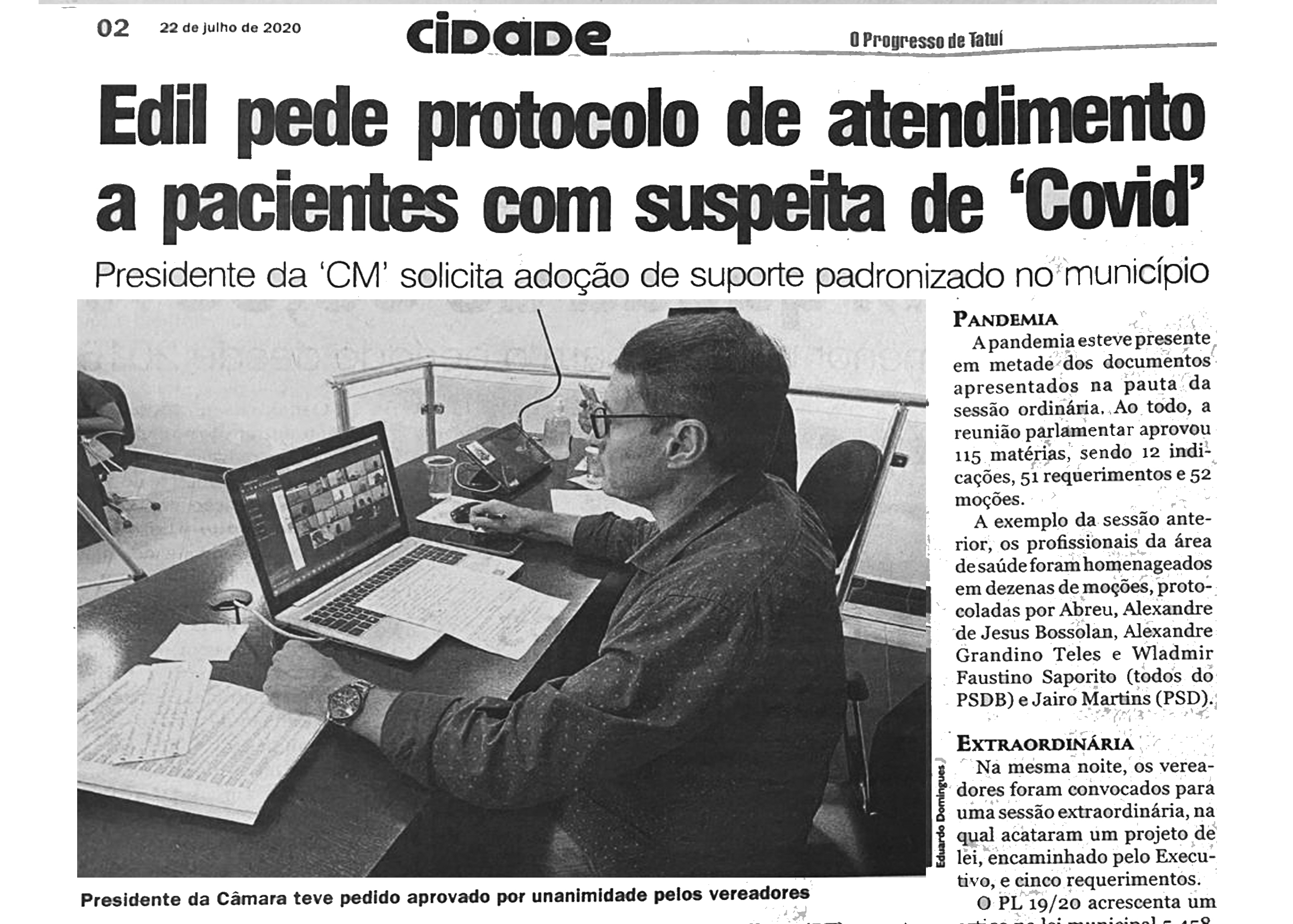 Marquinho de Abreu solicita adoção de suporte padronizado em Tatuí